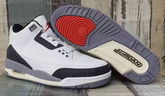 Air Jordan 3 Cement White Grey